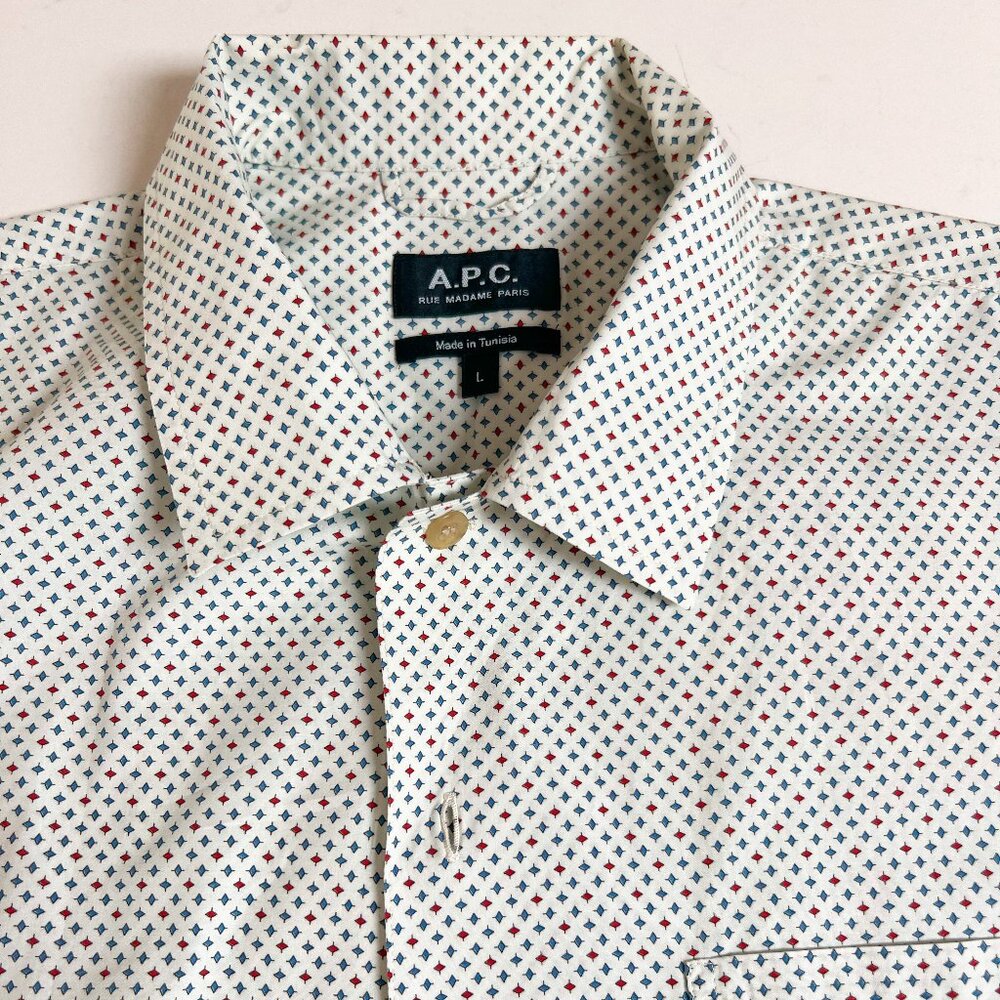 A.P.C. Diamond Pattern Shirt
